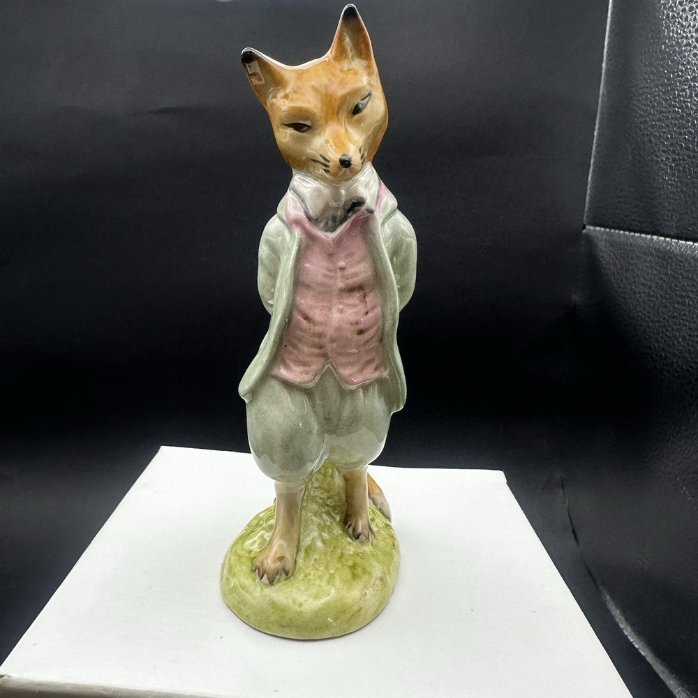 Beatrix Potter's 1954 Foxy Whiskered Gentleman F. Warne & Co Beswick England Fox